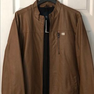 NEW Buffalo David Bitton Men's "Leather Jacket"